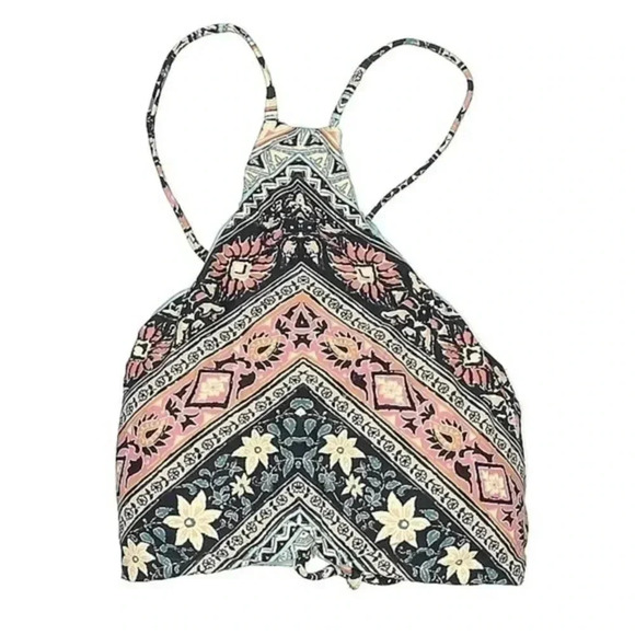 Billabong | Reversible Tankini Top Bohemian Print Tie Dye Size Large L NWT - Picture 3 of 7